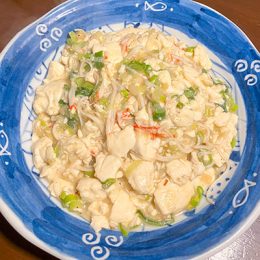 カニカマの白麻婆風
