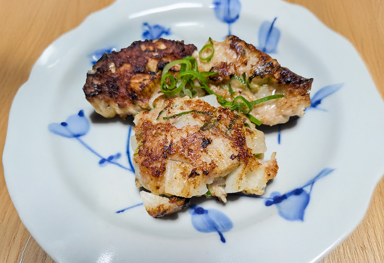 ゴロゴロ山芋の味噌味つくね